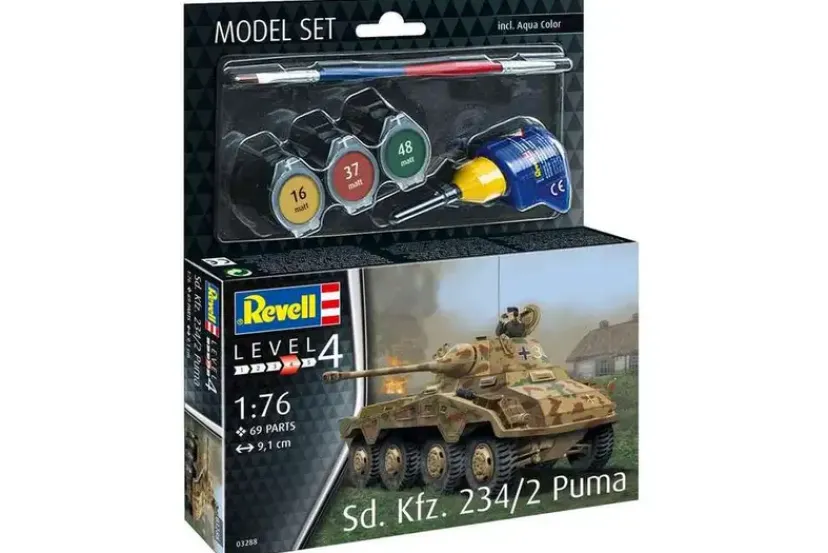 Model Set Sd.Kfz. 234/2 Puma 1:76>Revell Clearance