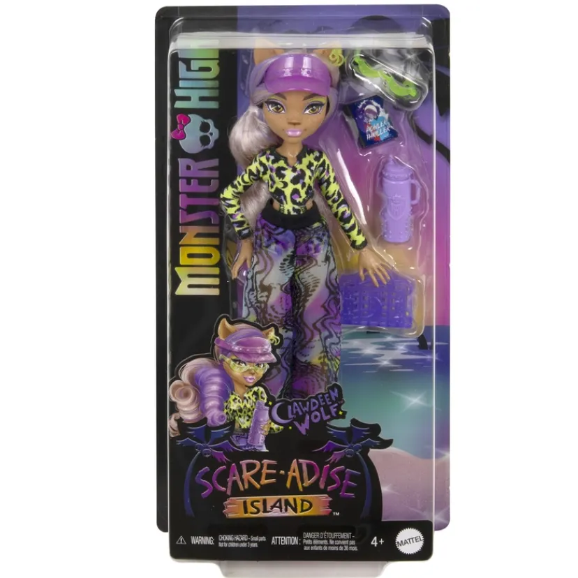Scare-adise Island Clawdeen Doll>Monster High