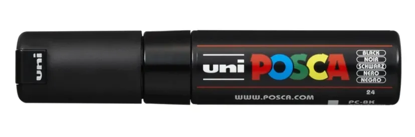 Paintmarker Uni pc-8k sort>POSCA New