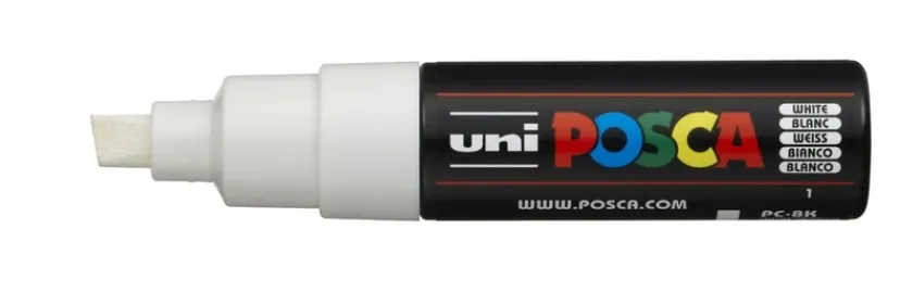 Paintmarker Uni pc-8k hvid>POSCA