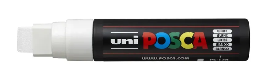 Paintmarker Uni pc-17k hvid>POSCA Outlet