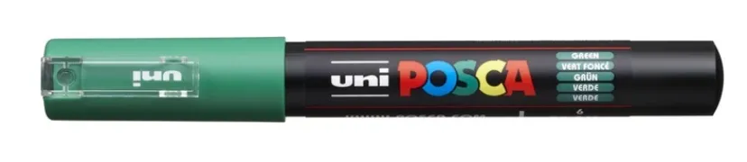 Paintmarker Uni pc-1mc grøn>POSCA Outlet