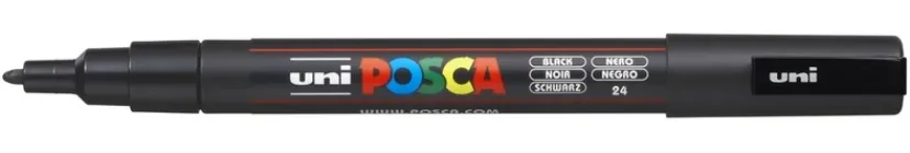 Paintmarker Uni pc-3m sort>POSCA Discount