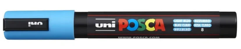 Paintmarker Uni pc-5m lys blå>POSCA Sale