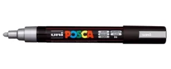 Paintmarker Uni pc-5m sølv>POSCA New