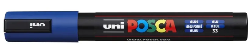 Paintmarker Uni pc-5m blå>POSCA New