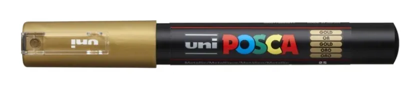 Paintmarker Uni pc-1mc guld>POSCA New