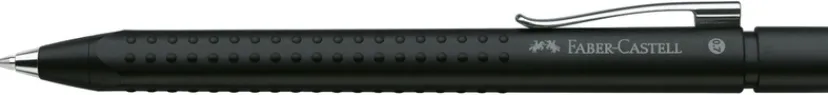 Pencil 0,7 grip metallic sort>Faber-Castell Sale