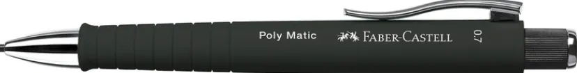 Pencil polymatic 0,7 sort>Faber-Castell New