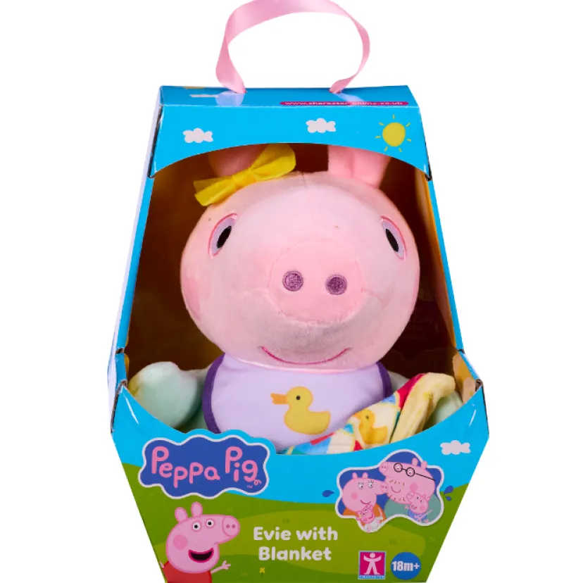 PEPPA PIG PLUSH BLANKET EVIE>Gurli Gris Clearance