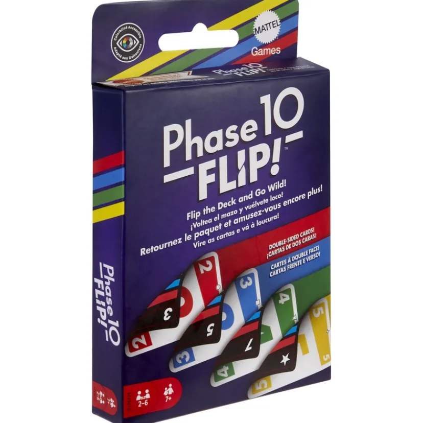 Phase 10 Flip!>Mattel Games Outlet