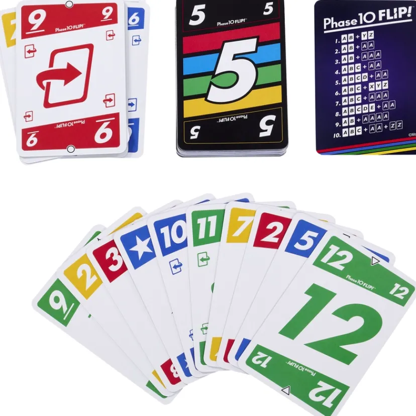 Phase 10 Flip!>Mattel Games Outlet