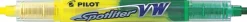 overstregningspen Spotliter VW 2-i-1 gul/grøn>Pilot New