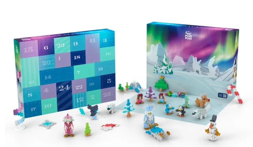 Plus-Plus julekalender - Santa's Northern Lights Adventure>Plus Plus New