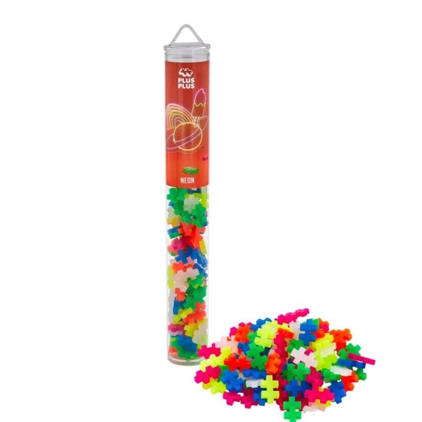 Plus-Plus Neon Mix / 100 pcs Tube>Plus Plus Clearance