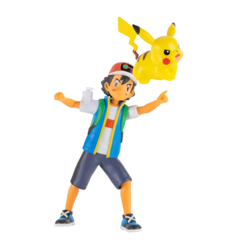 Pokemon battle feature figure Ash and Pikachu>Pokémon Best