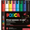 Paintmarker Uni PC-1MR 8P sæt basic colors>POSCA New