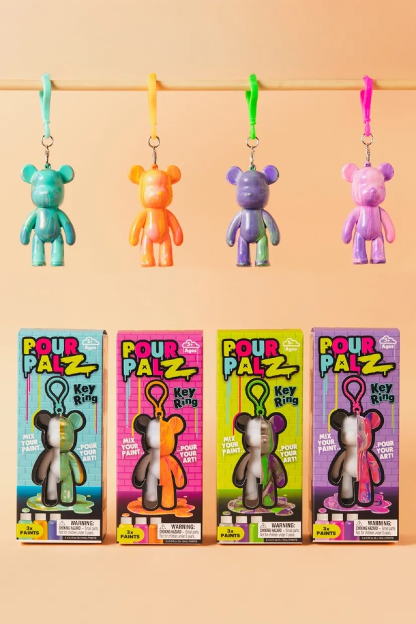 Pour Palz Bear nøglering ass> Hot