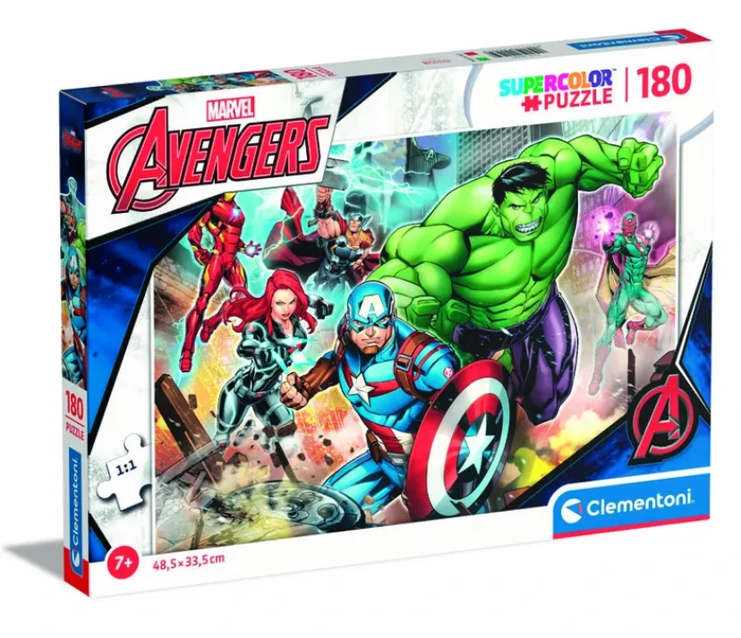 Puslespil Avengers 180 brikker>Clementoni New