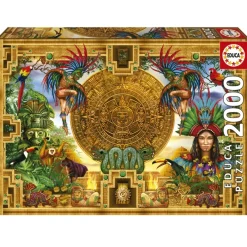Puslespil Aztec Mayan Montage 2000 brikker>Educa Hot