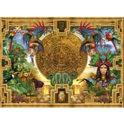 Puslespil Aztec Mayan Montage 2000 brikker>Educa Hot