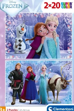 Puslespil Frozen 2x20 brikker>Clementoni Hot