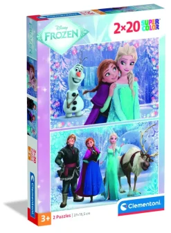 Puslespil Frozen 2x20 brikker>Clementoni Hot