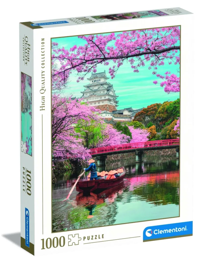Puslespil Himeji Castle in Spring 1000 brikker>Clementoni Outlet