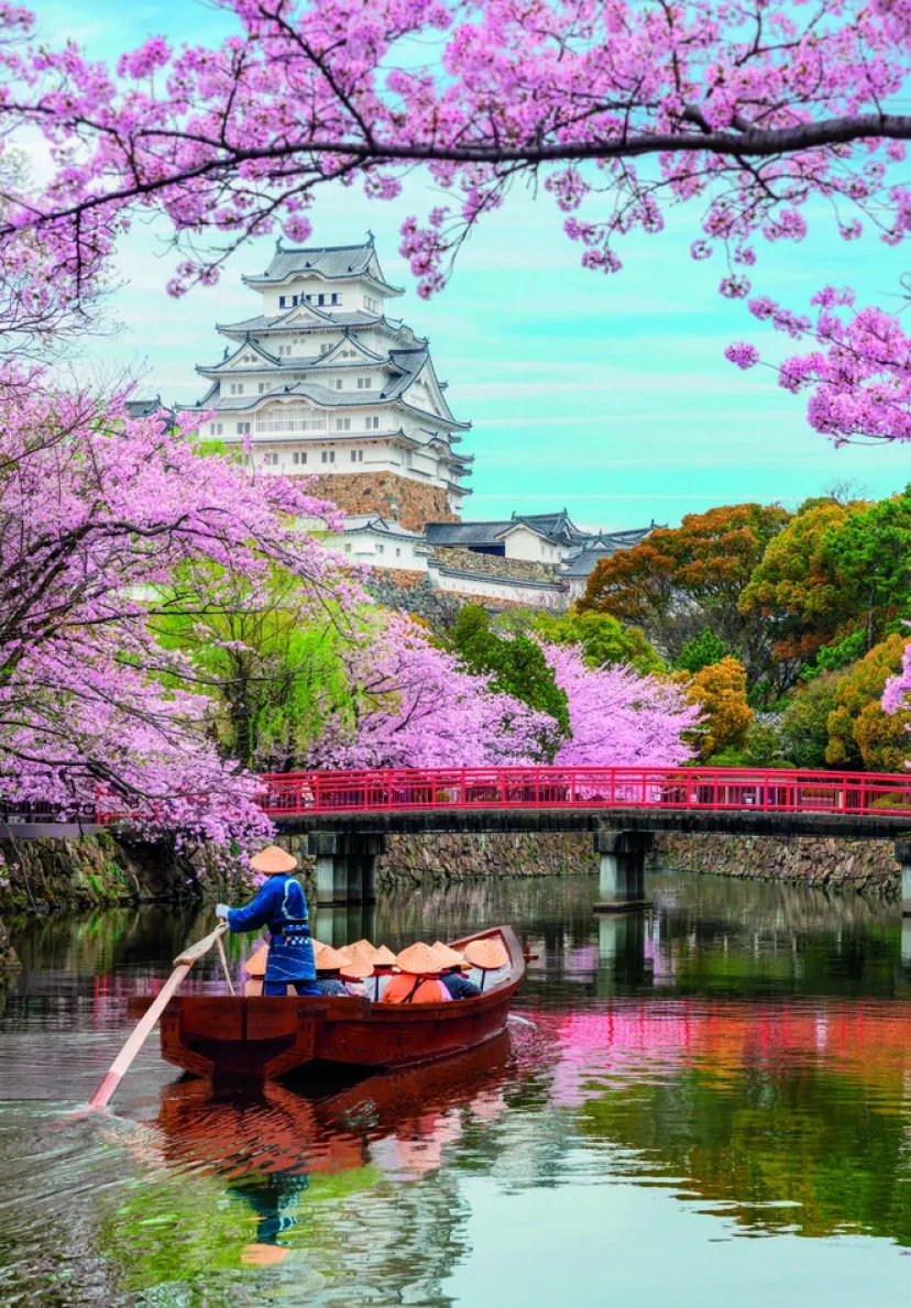 Puslespil Himeji Castle in Spring 1000 brikker>Clementoni Outlet