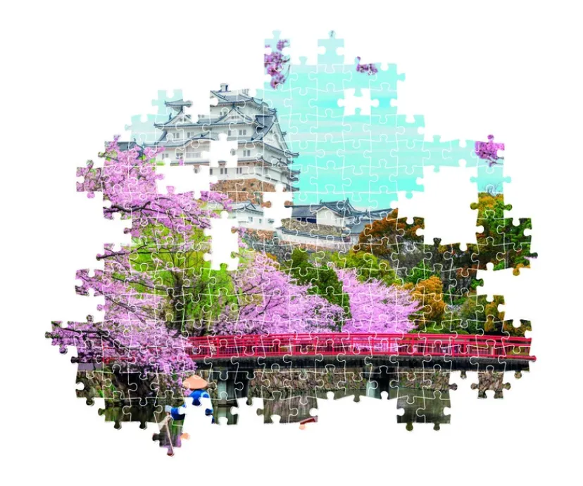 Puslespil Himeji Castle in Spring 1000 brikker>Clementoni Outlet