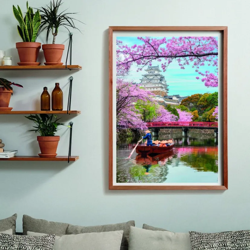 Puslespil Himeji Castle in Spring 1000 brikker>Clementoni Outlet