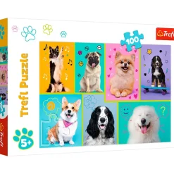 Puslespil In the world of dogs 100 brikker>TREFL Online