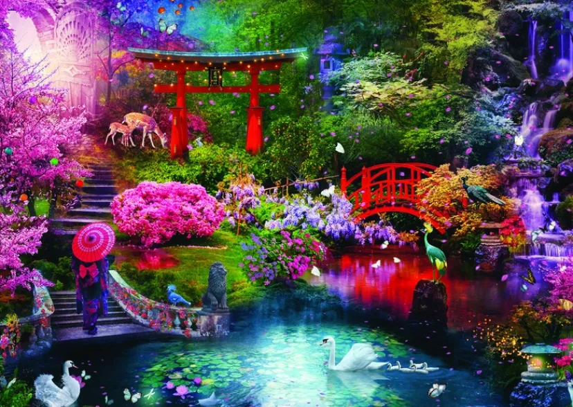 Puslespil Japanese Garden 3000 brikker>Educa New