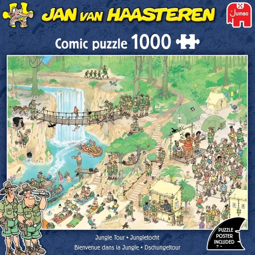 Puslespil JvH Jungle Tour 1000 brikker>Jan Van Haasteren Hot