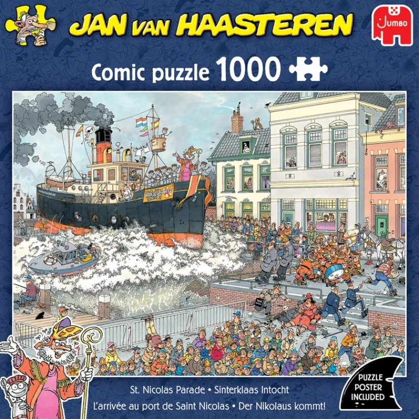 Puslespil JvH St. Nicolas Parade 1000 brikker>Jan Van Haasteren Clearance