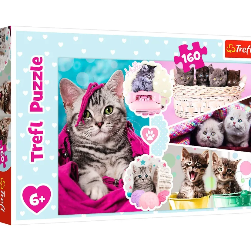 Puslespil Lovely kittens 160 brikker>TREFL Online