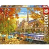 Puslespil Notre Dame In Autumn 1000 brikker>Educa Clearance
