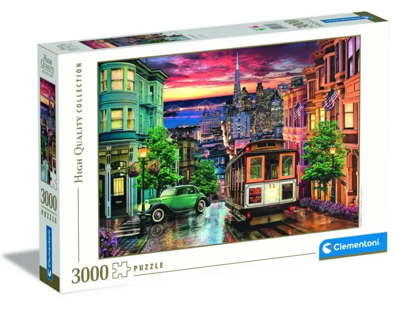 PUSLESPIL SAN FRANCISCO 3000 BRIKKER>Clementoni Outlet