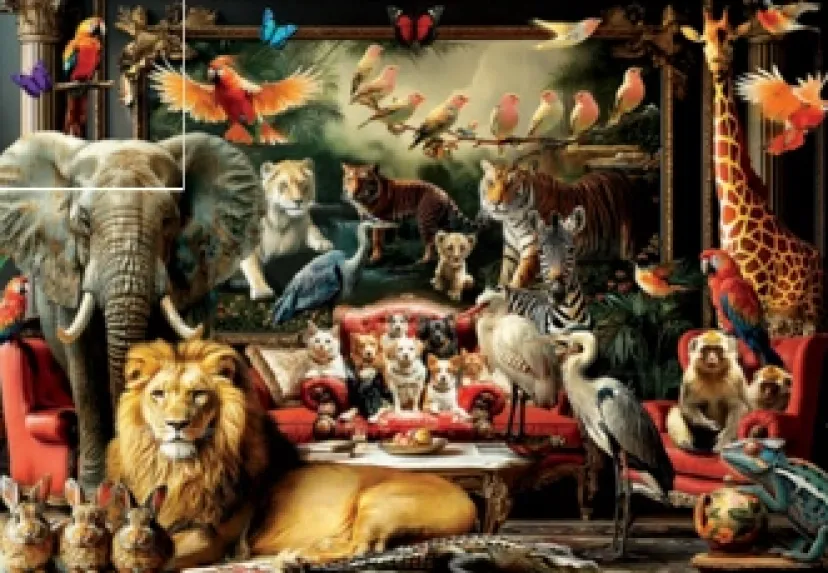 The Animal Mansion 1500 brikker>Puslespil