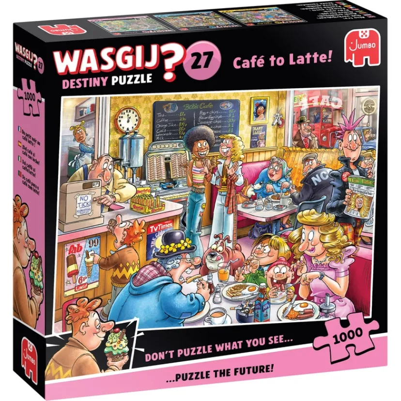 Puslespil Destiny 27 Café to Latte! 1000 brikker>Wasgij Discount