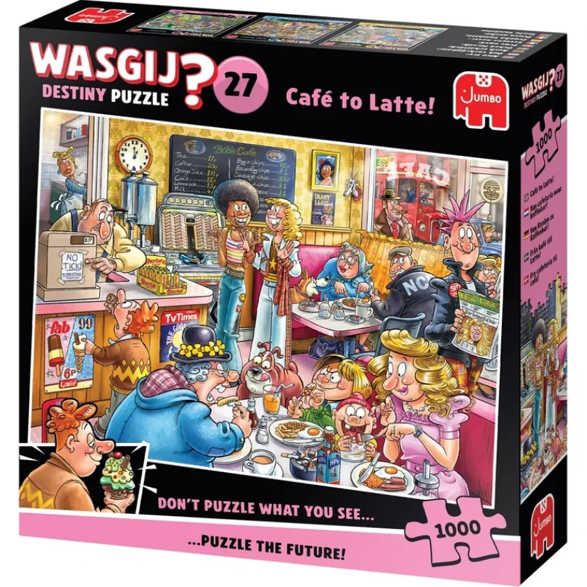 Puslespil Destiny 27 Café to Latte! 1000 brikker>Wasgij Discount