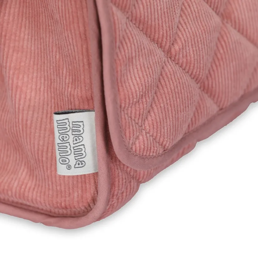 Pusletaske i fløjl, rosa> Hot