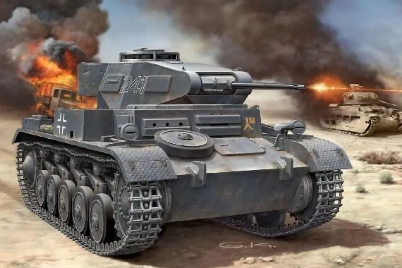 PzKpfw II Ausf, F>Revell Clearance