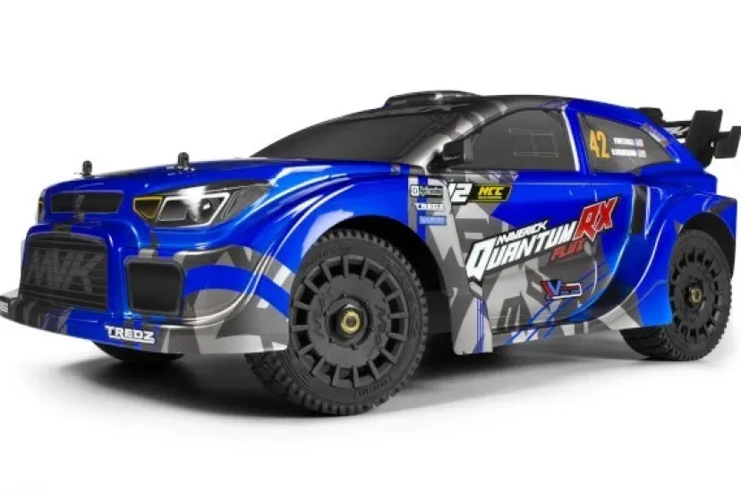 QuantumRX Rally Car Body - Blue>Maverick RC Sale