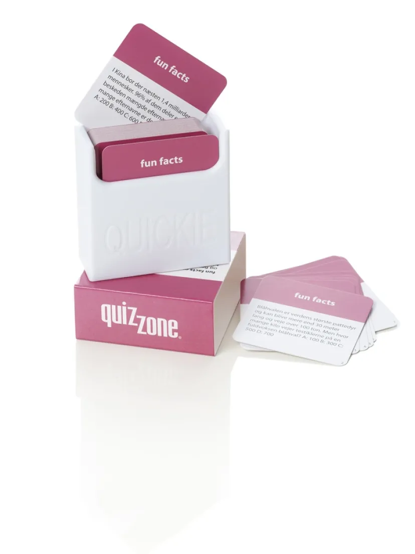 Quizzone quickie - fun facts>Spil Outlet