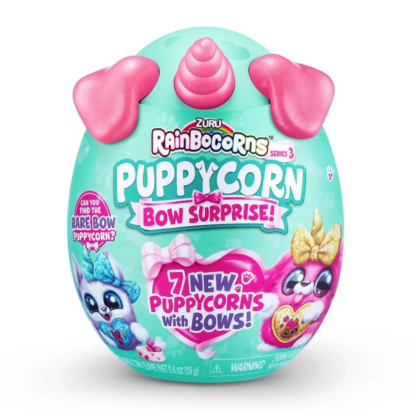 Puppycorn Bow Surprise>Rainbocorns New