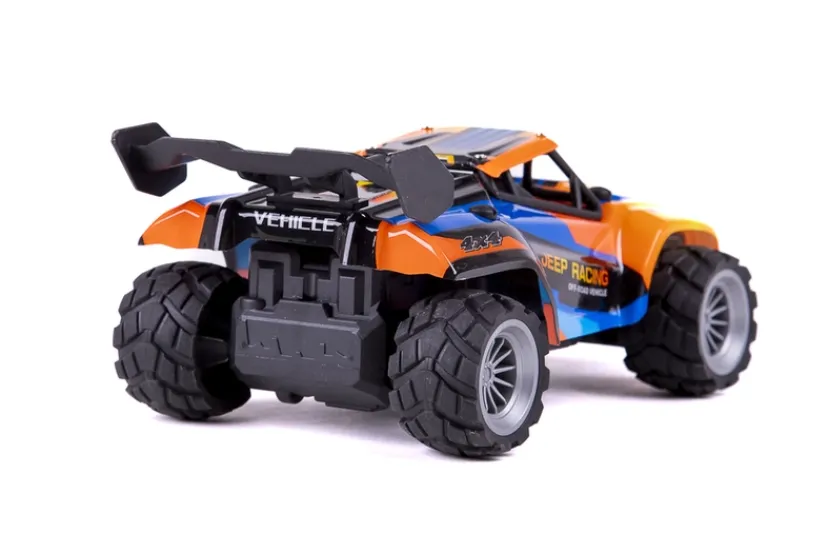 RC JEEP RACING BLÅ/ORANGE> Online