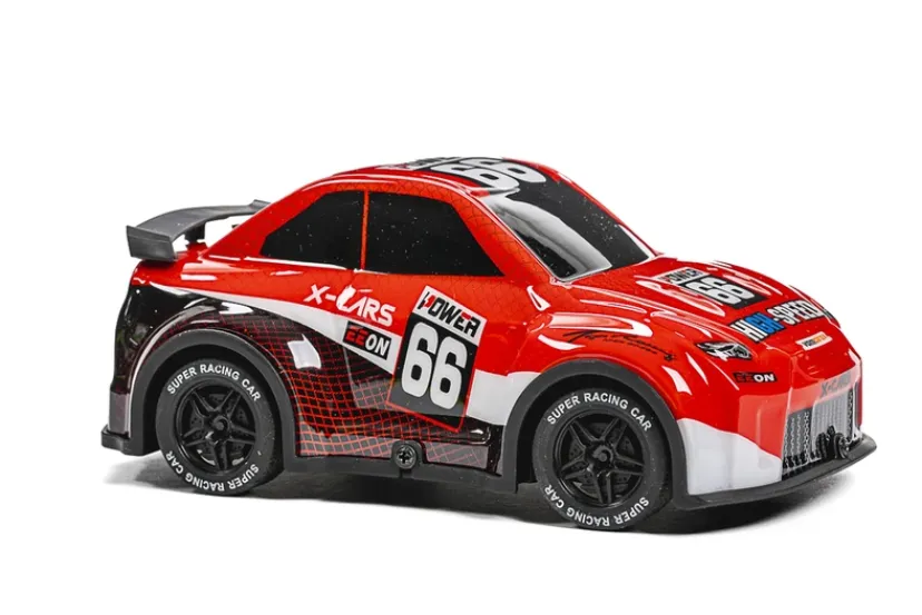 RC Mini Rally 1:24 2,4GHz med lyd, rød> Clearance
