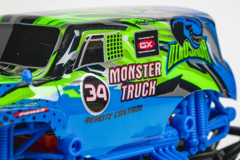 RC Monster Truck 1:20 2,4GHz, blå/grøn> Hot