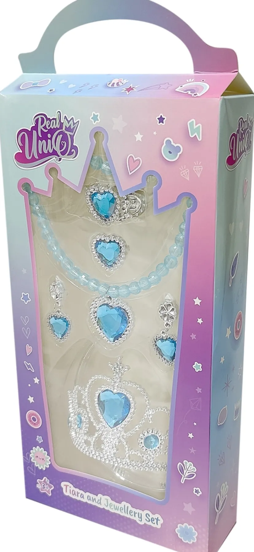 Real UniQ smykkesæt med tiara ass> Sale